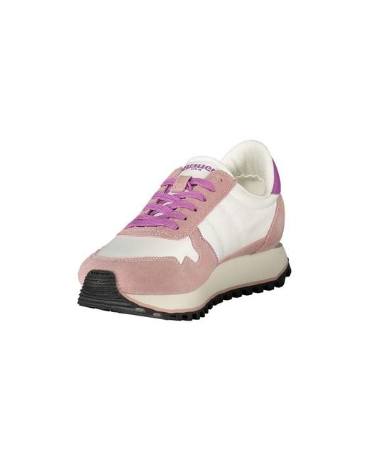 Blauer Pink Leather Sneaker