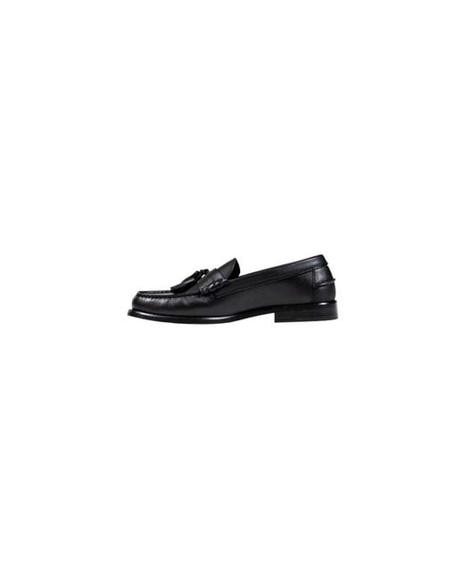 Tommy Hilfiger Black Leather Slip for men