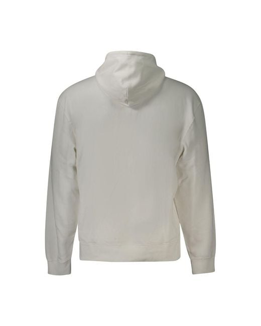 Calvin Klein Gray Classic Logo Hoodie for men