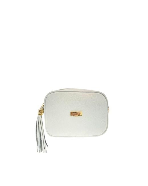 Baldinini White Cowhide Crossbody Bag