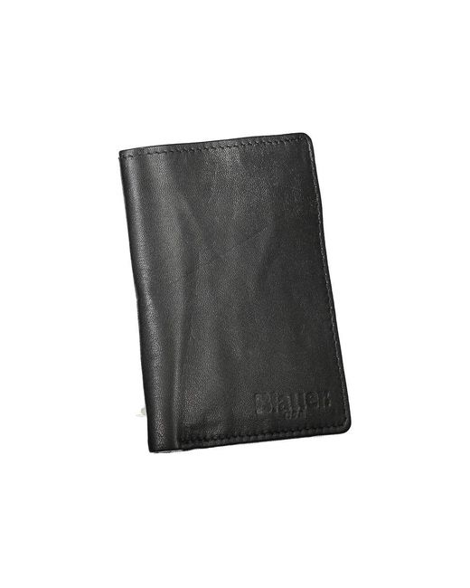 Blauer Gray Leather Wallet for men
