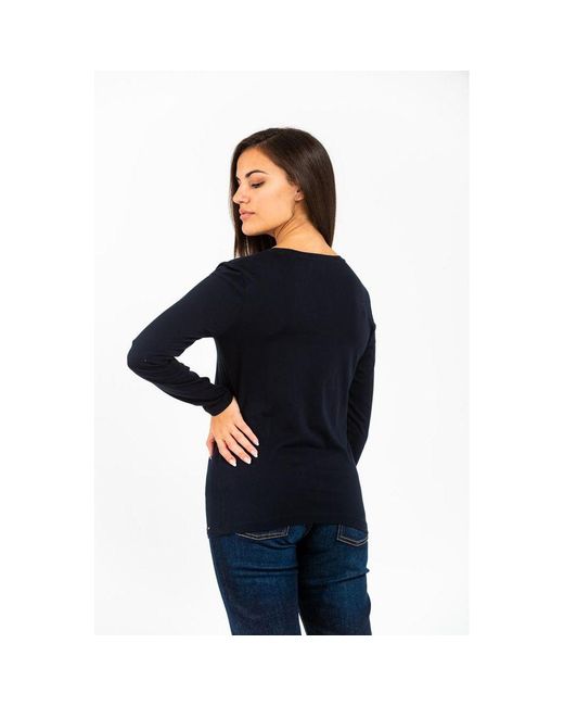 Gas Blue Cotton Long Sleeve T