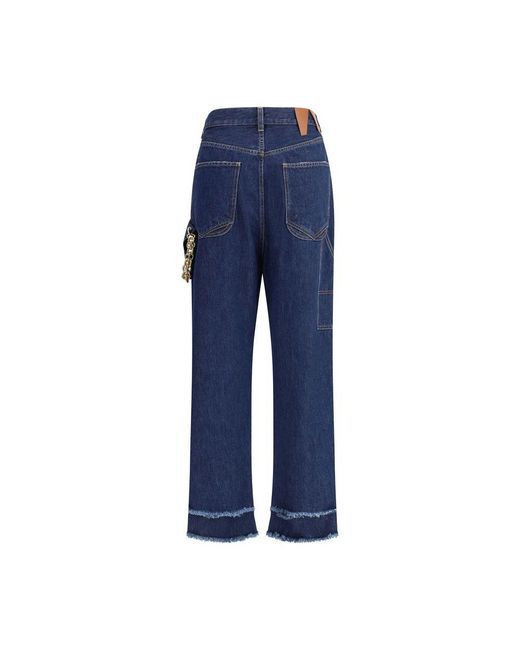 DARKPARK Blue Cotton Jeans Denim