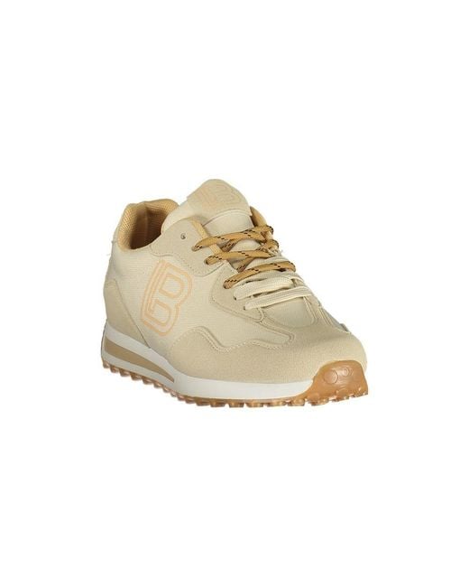 Laura Biagiotti Natural Beige Polyurethane Sneaker