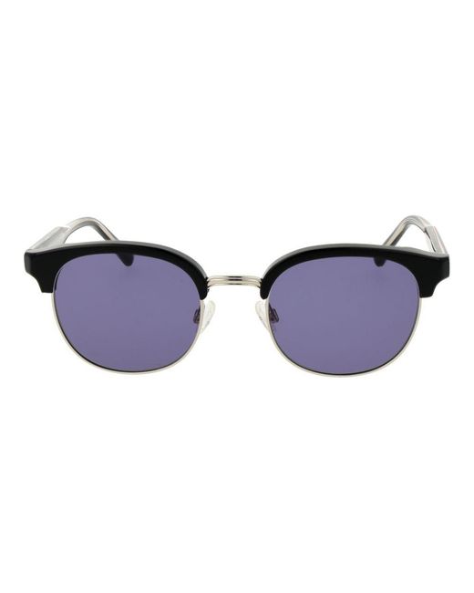 Replay Blue Metal Sunglasses