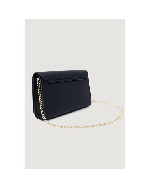 Love Moschino Blue Black Polyethylene Handbag