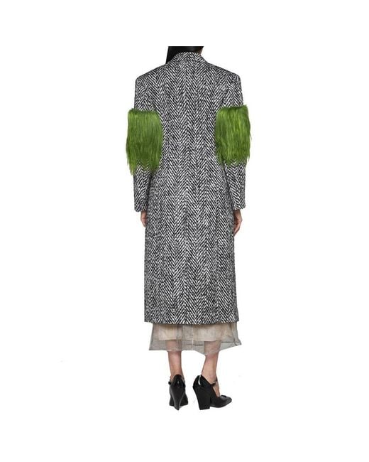 Prada Gray Wool Coat