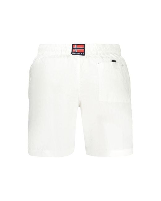 Norway 1963 Blue Bianco Polyamide Men's Swimwear for men