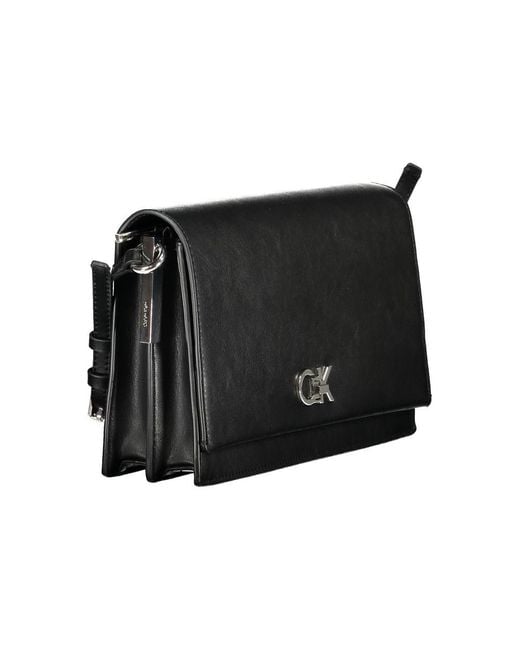 Calvin Klein Black Polyester Bag