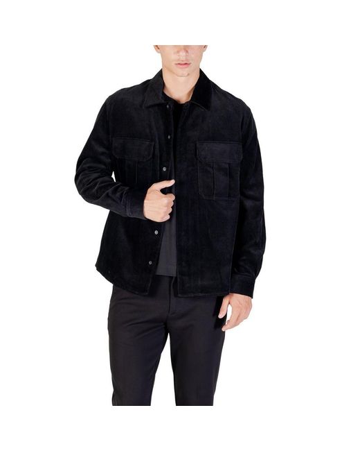 Antony Morato Black Cotton Shirt for men
