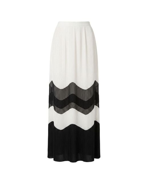 Trussardi White Polyester Skirt