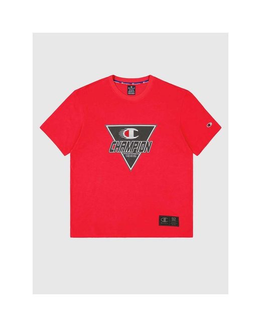 Champion Red Multicolor Cotton Sportswear for men