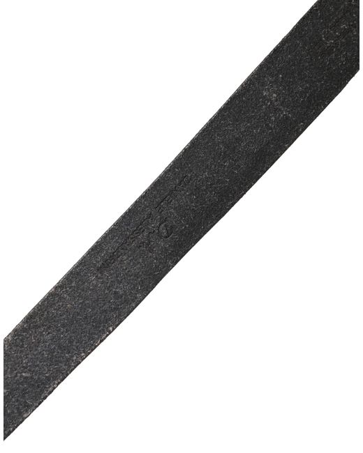 Daniele Alessandrini Men Black Leather Metal Buckle Belt for men