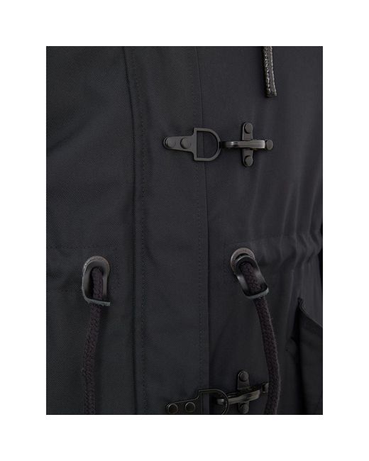 Moose Knuckles Blue Nylon Parka