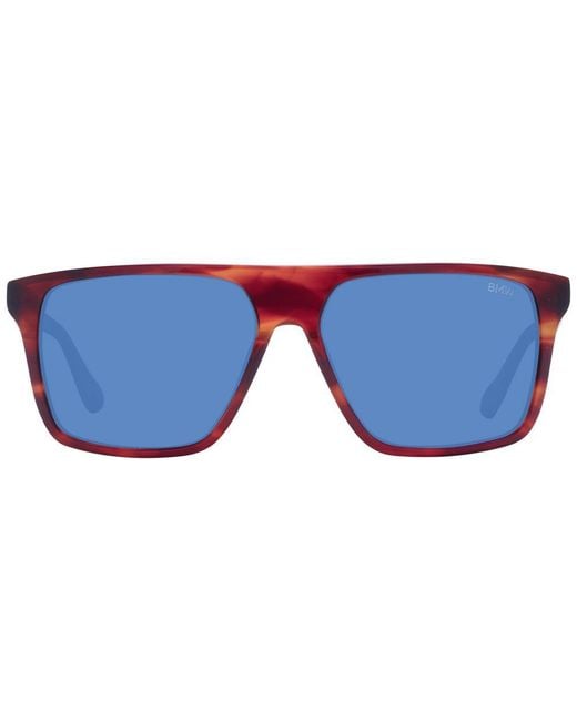 BMW Blue Brown Acetate Sunglasses for men