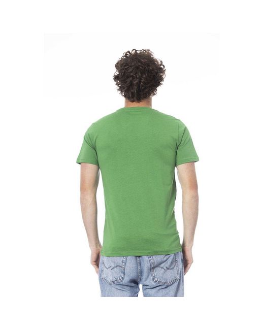 Roberto Cavalli Green Cotton Men T for men