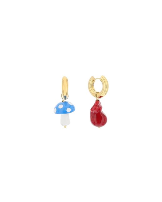 Timeless Pearly Multicolor Earrings With Charms