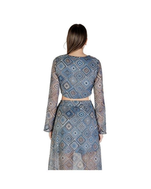 ONLY Blue Recycled Polyester Top