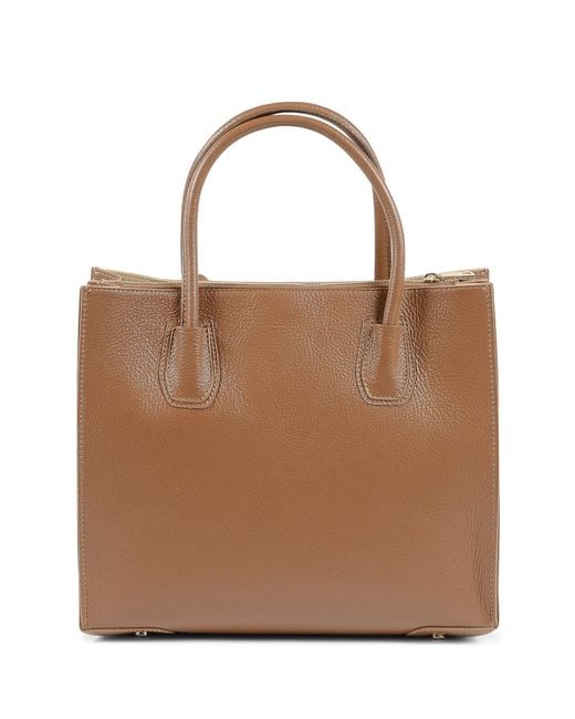 19V69 Italia by Versace Brown Leather Tote Bag