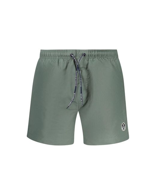 North Sails Green Polyester Shorts for men