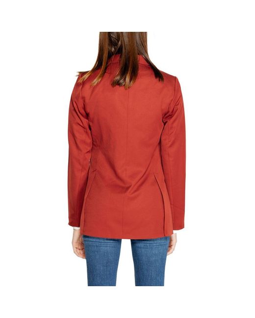 Vero Moda Red Polyester Blazer