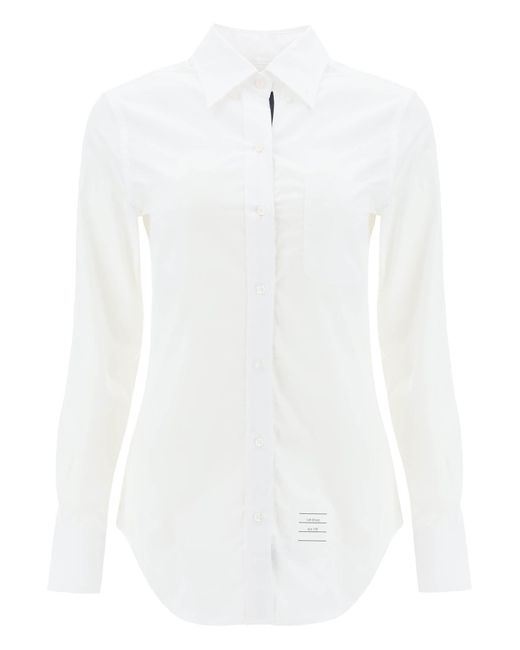 Thom Browne White Fitted Shirt