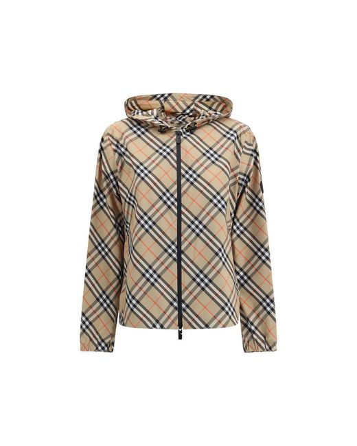 Burberry Multicolor Archivio Check Waterproof Jacket
