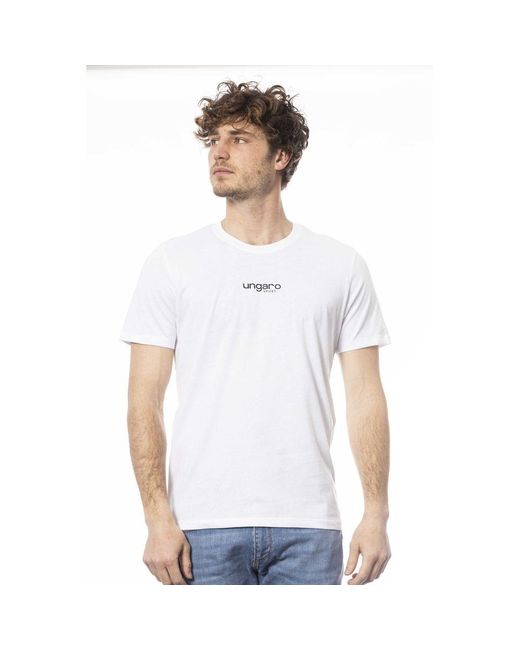 Ungaro Sport White Cotton T-Shirt for men