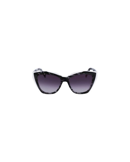Liu Jo Blue Bianco Acetate Sunglasses