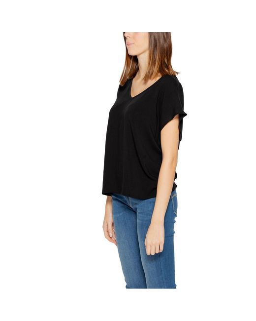 Jacqueline De Yong Black Viscose Tops & T
