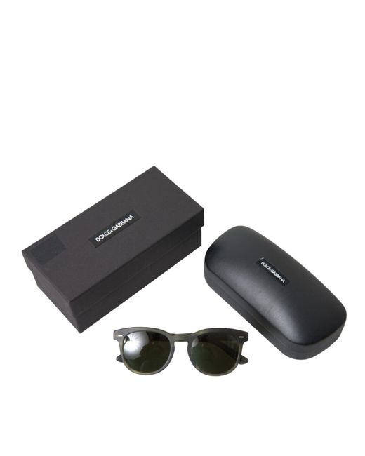 Dolce & Gabbana Green Acetate Havana Frame Lens Shades Dg4245f Sunglasses for men