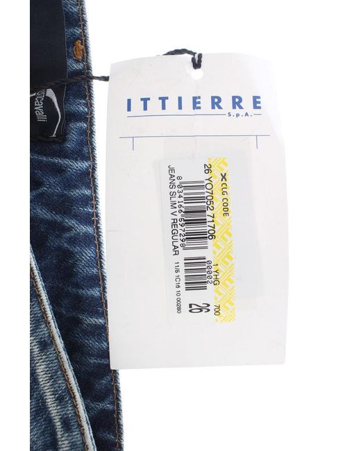 Just Cavalli Blue Elegant Flare Fit Denim Jeans