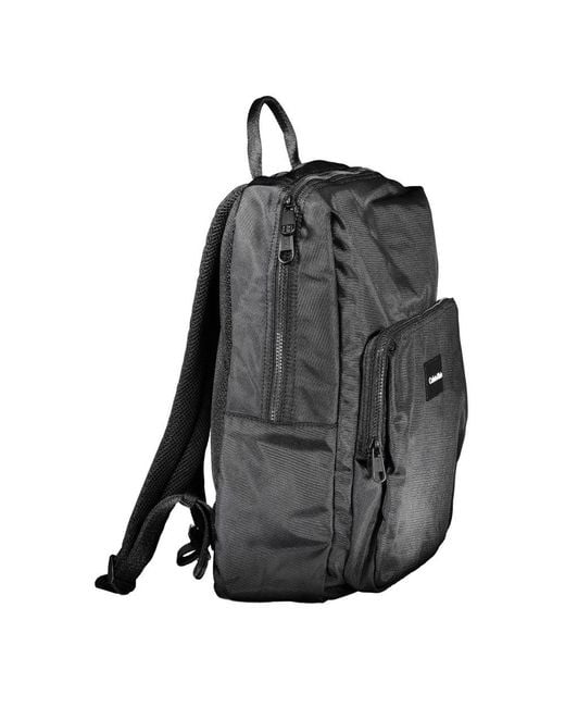 Calvin Klein Black Elegant Polyester Laptop Backpack for men