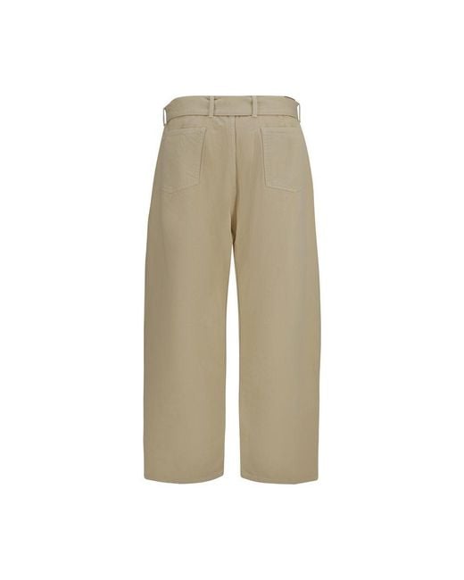 Magda Butrym Natural Cotton Casual Pants