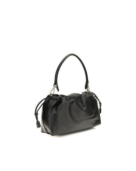 Fendi Black Calf Leather Bos Taurus Shoulder Bag