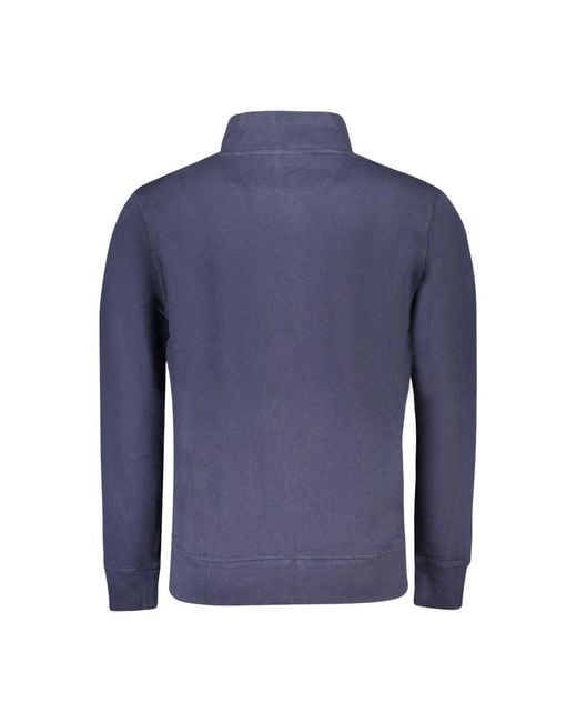 North Sails Blue Cotton Men's Sweatshirt for men