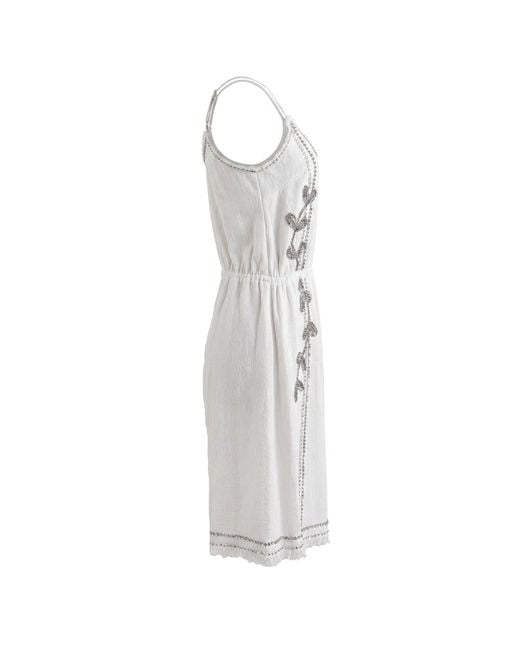 Trussardi White Cotton Dress