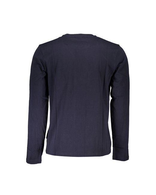 Napapijri Blue Cotton T-Shirt for men