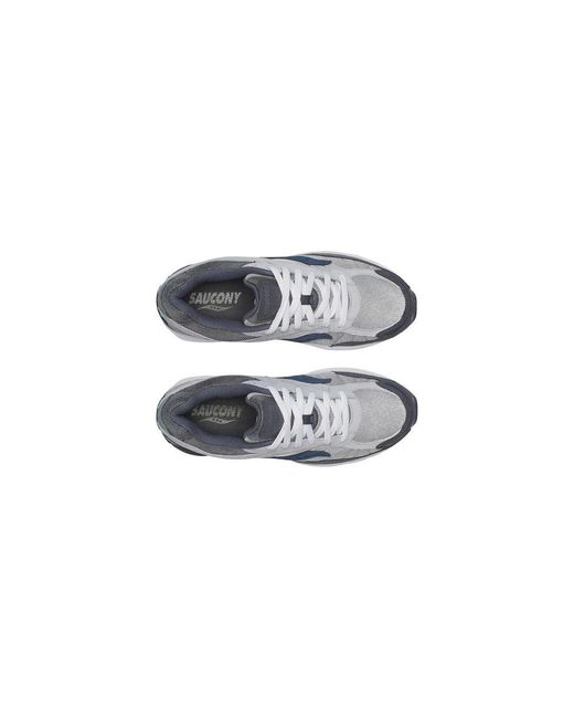 Saucony Blue Gray Synthetic Athletic Sneakers for men