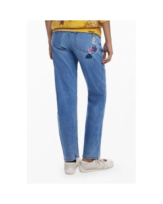 Desigual Blue Cotton Jeans Denim