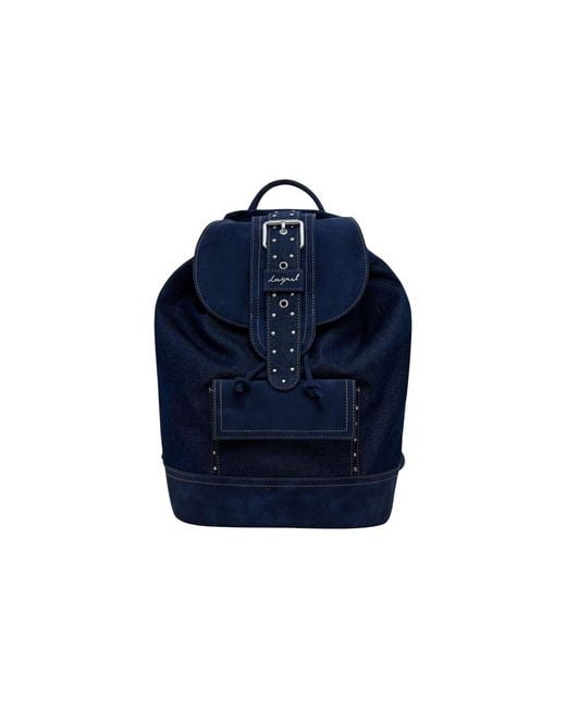 Desigual Blue Polyethylene Backpack