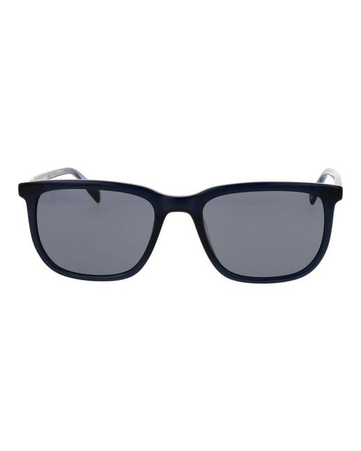 Hackett Black Blue Acetate Sunglasses for men
