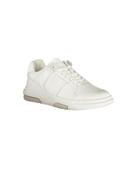 Tommy Hilfiger White Court Sneakers Lowtop Style for men