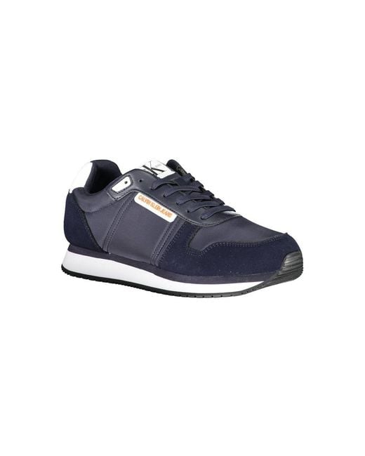 Calvin Klein Blue Polyester Sneaker for men