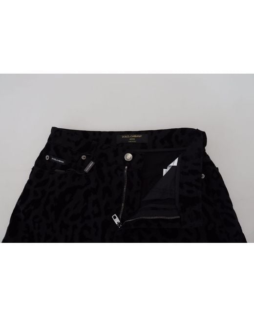 Dolce & Gabbana Black Chic Mid Waist Hot Pant Short