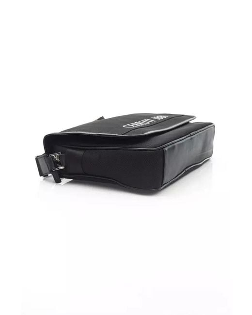 Cerruti 1881 Black Elegant Crossbody Logo Bag for men
