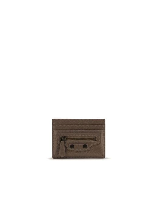 Balenciaga Brown Lamb Ovis Aries Aries Wallet
