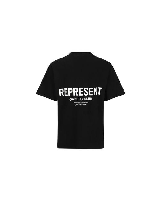 Represent Black T-Shirts for men