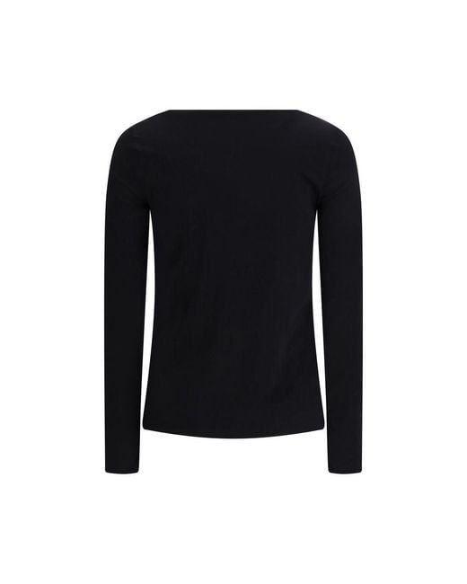 Wolford Black Modal Long Sleeve T