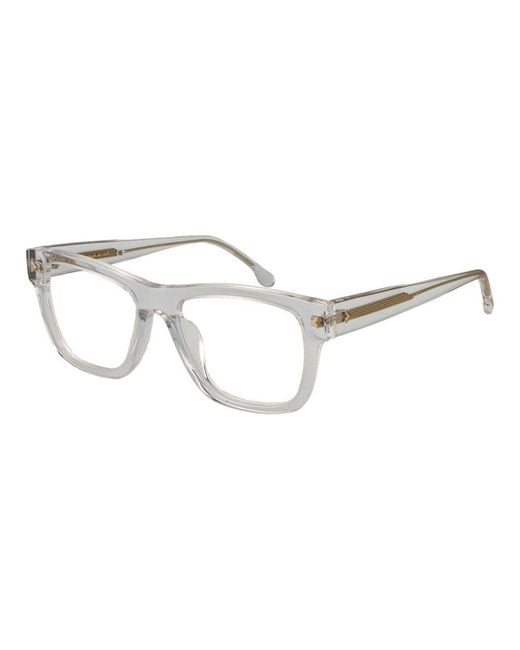 Lozza Metallic Transparent Cellulose Acetate Glasses (frames) for men